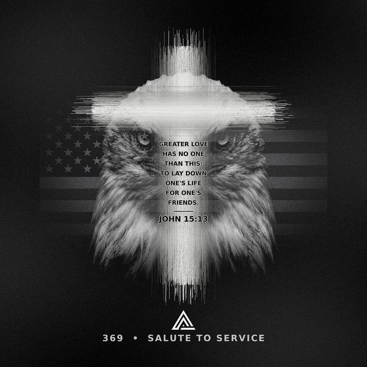 Salute to Service Hoodie – Limited Edition – print detail close-up